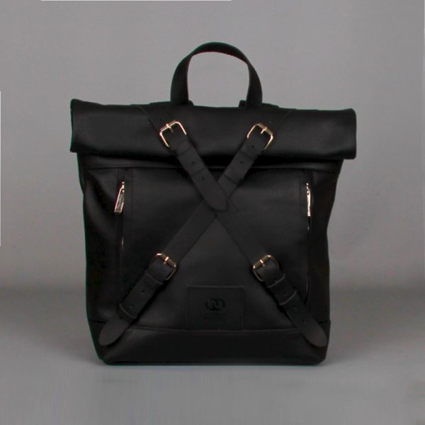 Кожаный рюкзак RollTop Francesco Molinary арт. 8030969.1
