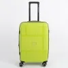 Francesco Molinary Чемодан на 4-х колесах (светло-зеленый)