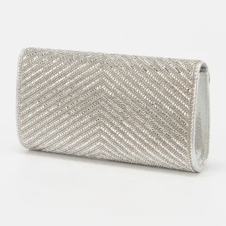 Passo Avanti Клатч (серебряный)