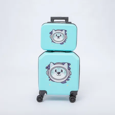 Ecotope Чемодан на 4-х колесах (голубой)