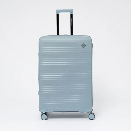 Francesco Molinary Чемодан на 4-х колесах (голубой)