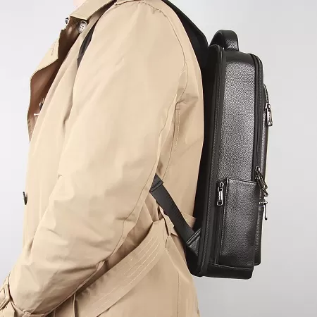 Кожаный рюкзак Valigetti арт. 421709