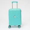 Valigetti Чемодан на 4-х колесах (бирюза)