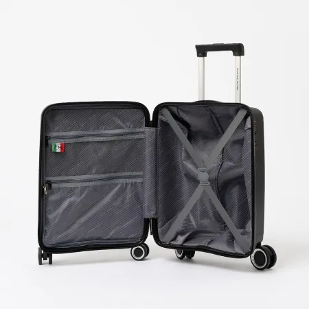 Francesco Molinary Чемодан на 4-х колесах (черный)