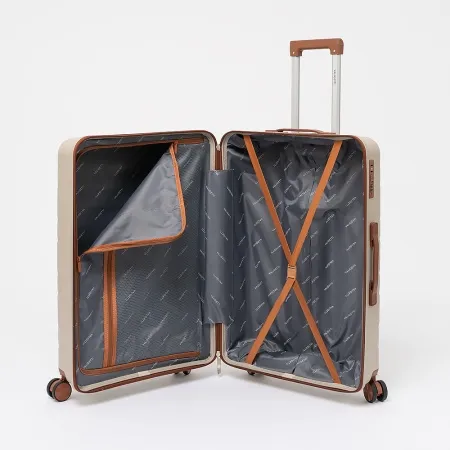 Valigetti Чемодан на 4-х колесах (бежевый)