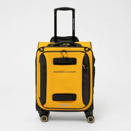 Francesco Molinary Чемодан на 4-х колесах (желтый)