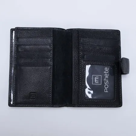 Poshete Обложка для паспорта и автодок (черный)