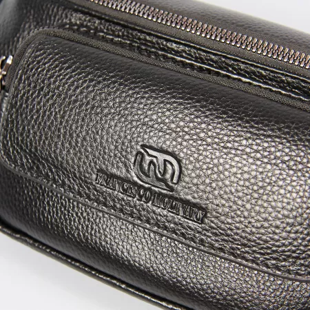 Поясная кожаная сумка Francesco Molinary арт.751356-001