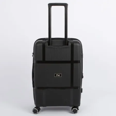 Francesco Molinary Чемодан на 4-х колесах (черный)