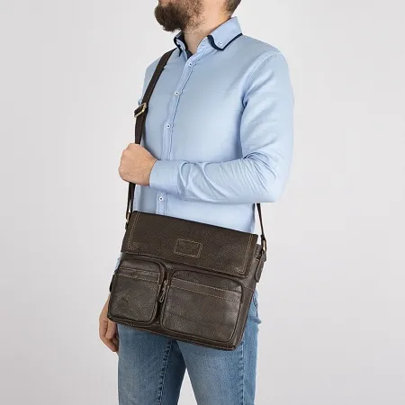 Poshete Сумка-планшет (коричневый)