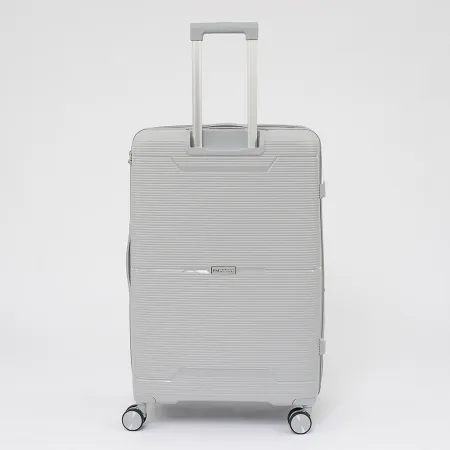 Francesco Molinary Чемодан на 4-х колесах (серебряный)