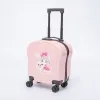 Ecotope Чемодан на 4-х колесах (розовый)