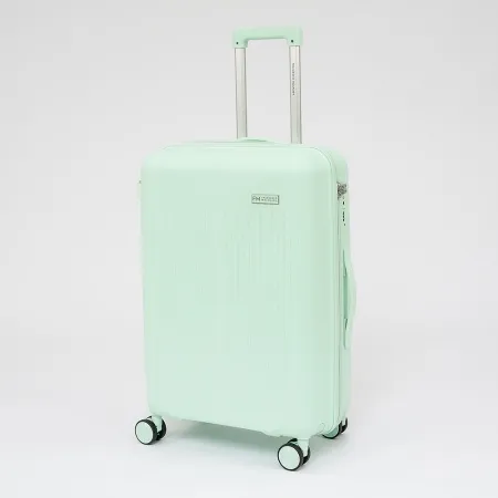 Francesco Molinary Чемодан на 4-х колесах (светло-зеленый)