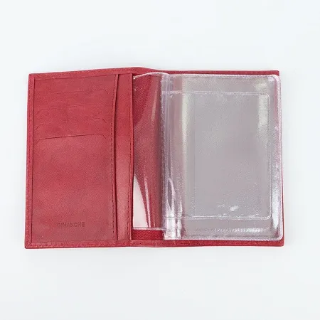 Dimanche Обложка для автодокументов (красный)