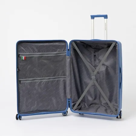Francesco Molinary Чемодан на 4-х колесах (синий)