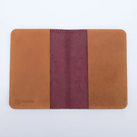 Poshete Обложка на паспорт (бордовый)