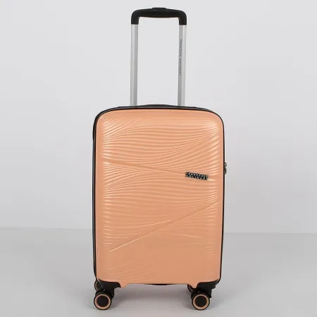 Francesco Molinary Чемодан на 4-х колесах (персиковый)