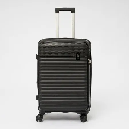 Francesco Molinary Чемодан на 4-х колесах (черный)