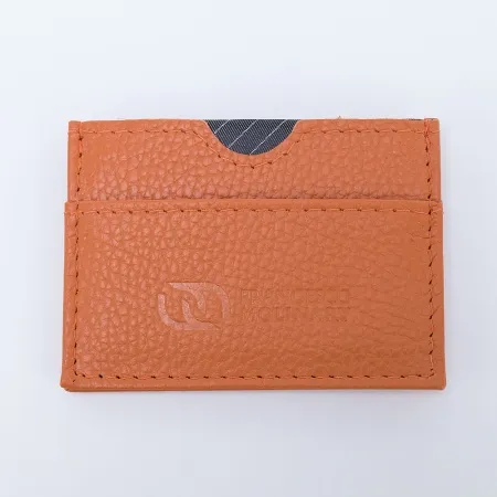 Francesco Molinary Чехол для пропуска (горчичный)