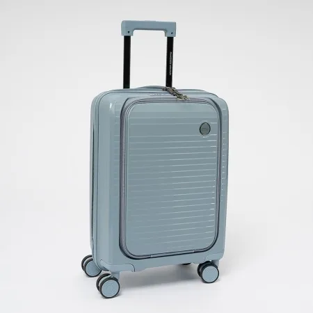 Francesco Molinary Чемодан на 4-х колесах (голубой)