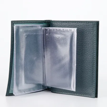 Poshete Обложка для паспорта и автодок (зеленый)