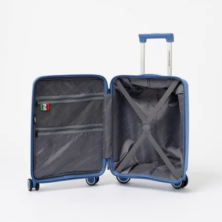 Francesco Molinary Чемодан на 4-х колесах (синий)