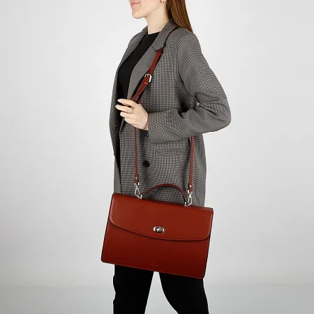 Francesco Molinary Портфель (бордовый)