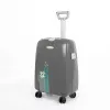 Francesco Molinary Чемодан на 4-х колесах (серый)