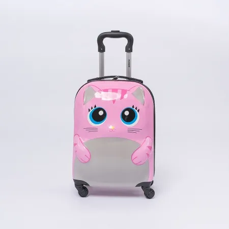 Ecotope Чемодан на 4-х колесах (розовый)