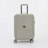 Francesco Molinary Чемодан на 4-х колесах (светло-серый)