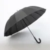 Tri Slona Зонт-трость (черный)