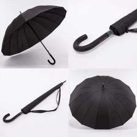 Francesco Molinary Зонт-трость (черный)