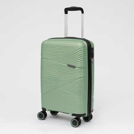 Francesco Molinary Чемодан на 4-х колесах (светло-зеленый)