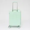 Francesco Molinary Чемодан на 4-х колесах (светло-зеленый)