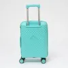 Valigetti Чемодан на 4-х колесах (бирюза)