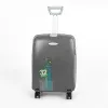 Francesco Molinary Чемодан на 4-х колесах (серый)