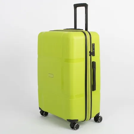 Francesco Molinary Чемодан на 4-х колесах (светло-зеленый)