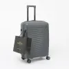 Francesco Molinary Чемодан на 4-х колесах (серый)