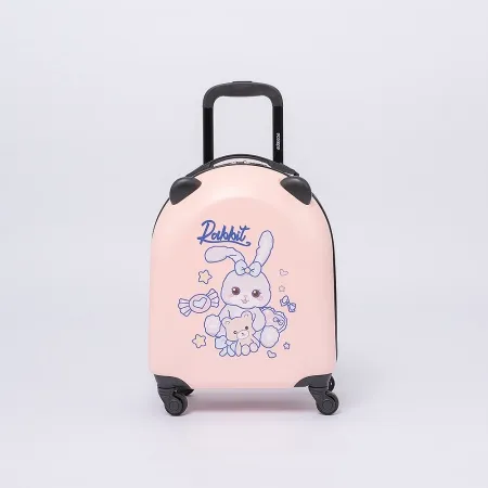 Ecotope Чемодан на 4-х колесах (розовый)