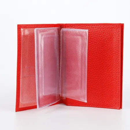 Poshete Обложка для паспорта и автодок (красный)