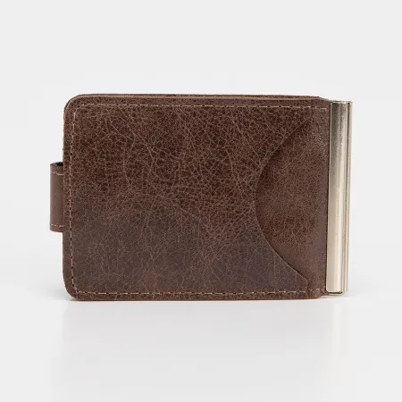 Poshete Зажим для денег (коричневый)