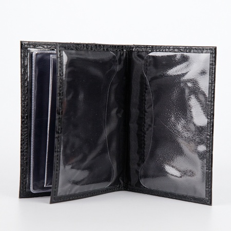 Poshete Обложка для паспорта и автодок (черный)