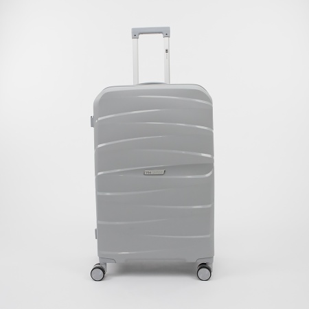 Francesco Molinary Чемодан на 4-х колесах (светло-серый)