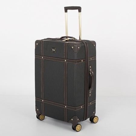 Francesco Molinary Чемодан на 4-х колесах (черный)
