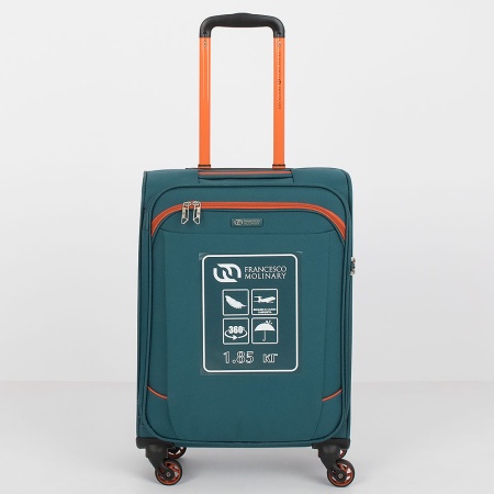 Francesco Molinary Чемодан на 4-х колесах (бирюза)