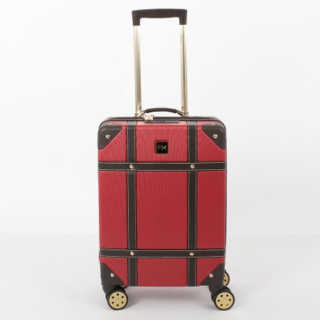 Francesco Molinary Чемодан на 4-х колесах (бордовый)