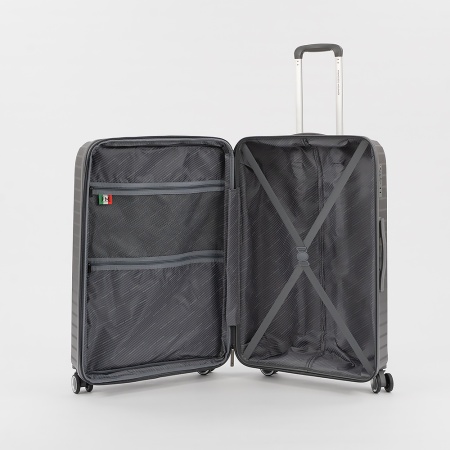 Francesco Molinary Чемодан на 4-х колесах (серый)