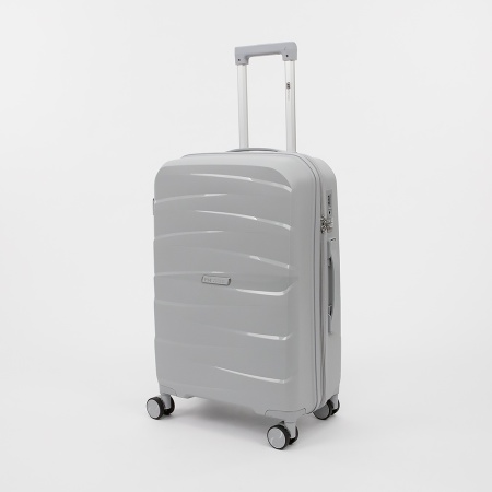 Francesco Molinary Чемодан на 4-х колесах (светло-серый)