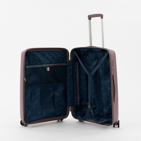 Francesco Molinary Чемодан на 4-х колесах (розовый)