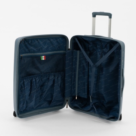 Francesco Molinary Чемодан на 4-х колесах (синий)
